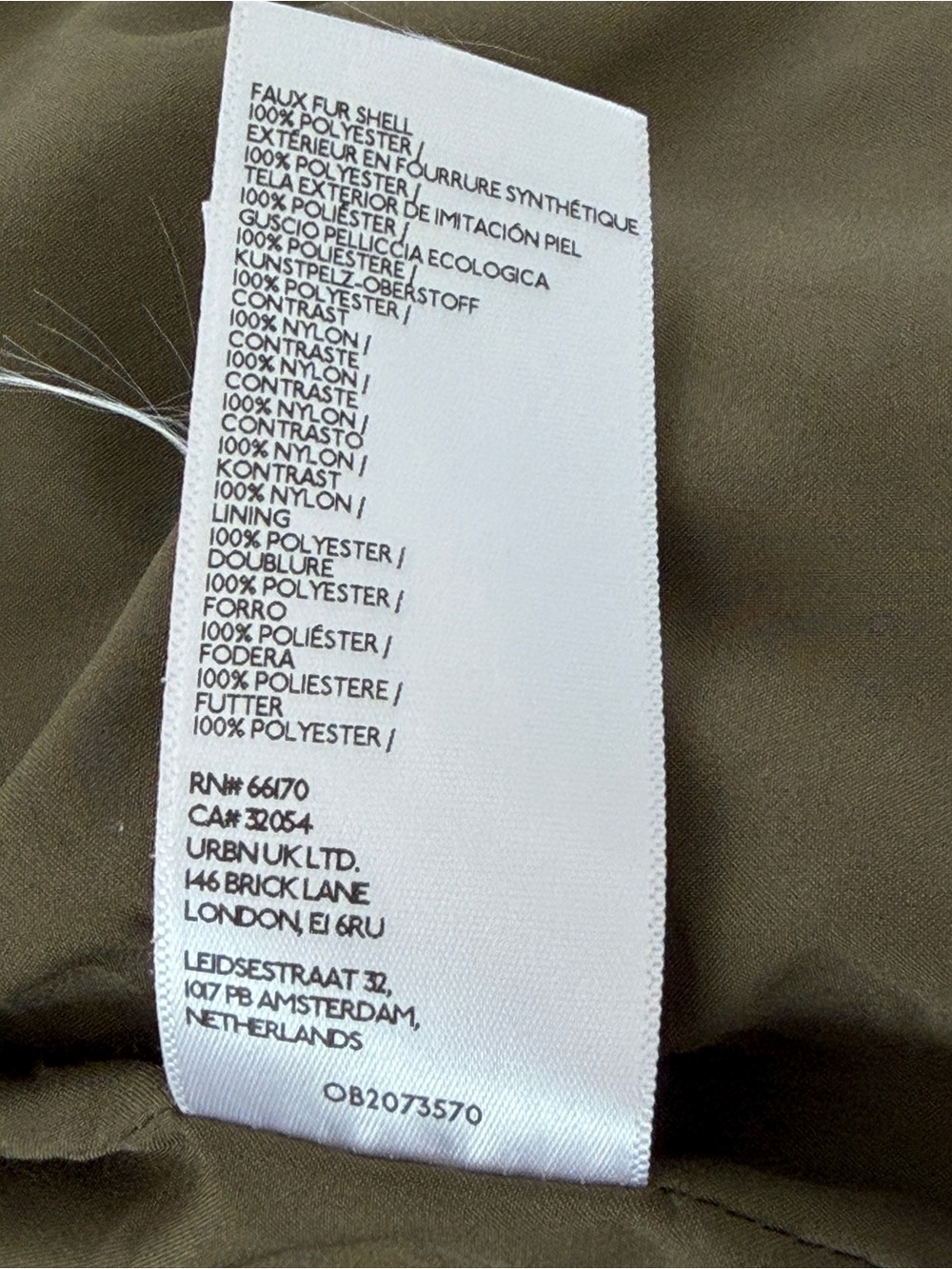 Pilcro by Anthropology Women’s S Sherpa Fleece Jacket Cream Olive Utility Coat - Picture 16 of 16